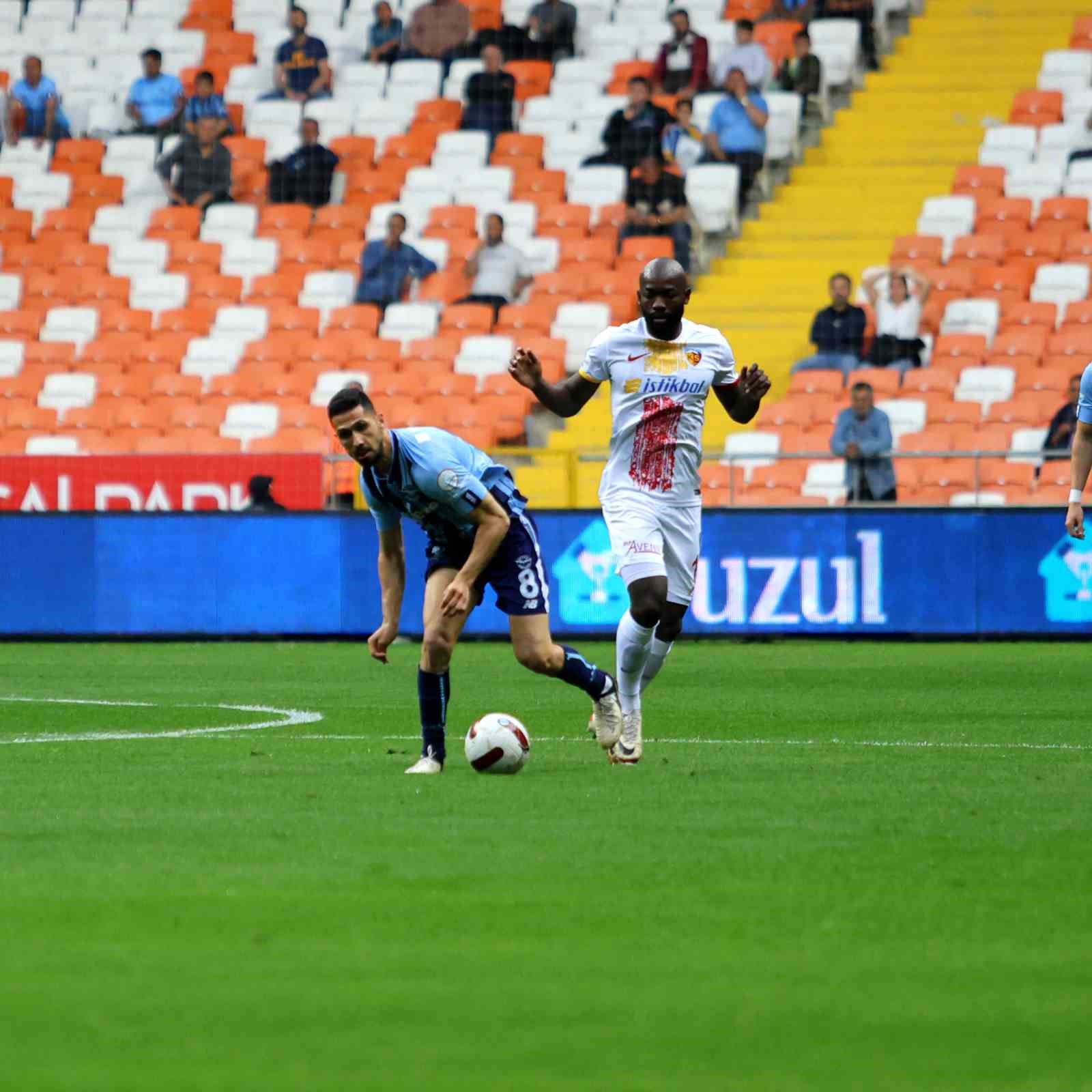 Trendyol Süper Lig: Adana Demirspor: 0 - Kayserispor: 0 (Maç devam ediyor)
