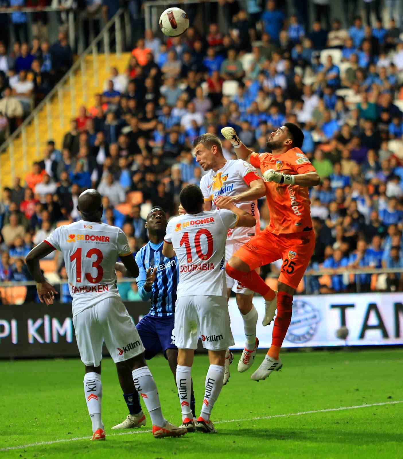 Trendyol Süper Lig: Adana Demirspor: 0 - Kayserispor: 0 (Maç sonucu)
