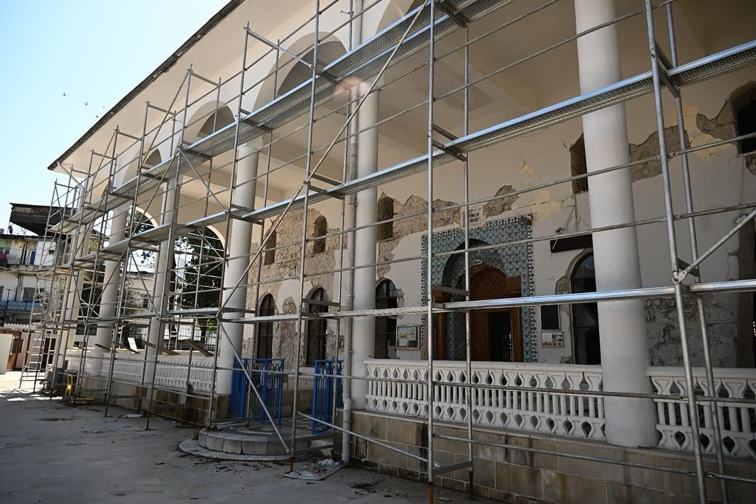 Osmaniye’de depremden hasar gören 134 yıllık cami restore ediliyor
