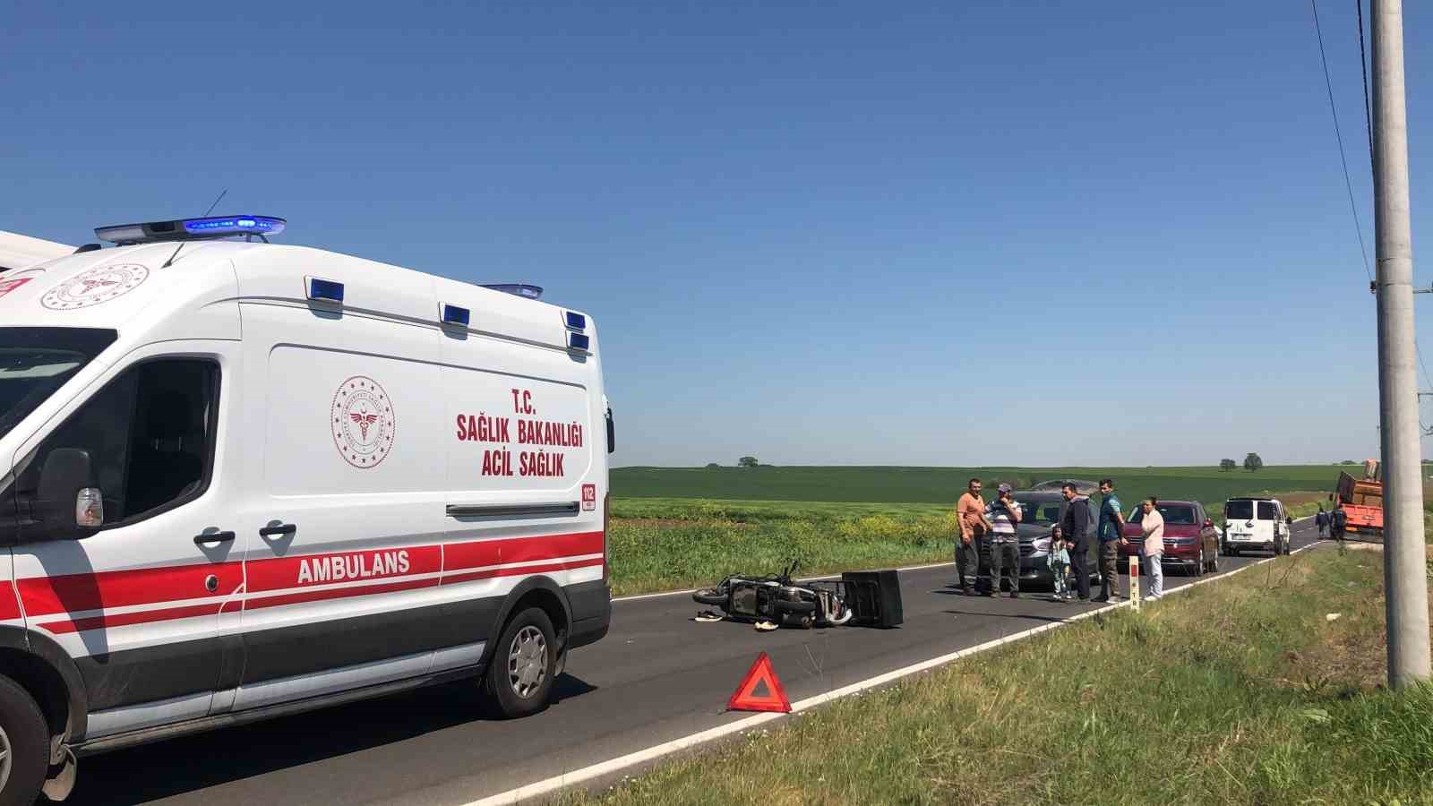 &Ccedil;orlu&rsquo;da trafik kazası: 2 yaralı
