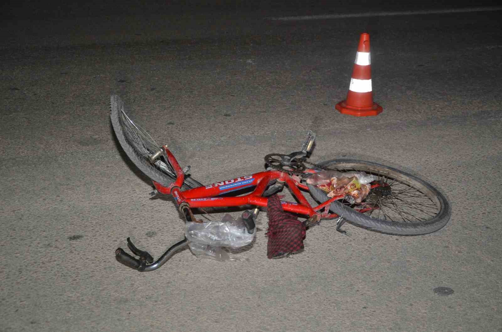 Bisiklet sürücüsünün ölümüne neden olan sürücü kaçtı
