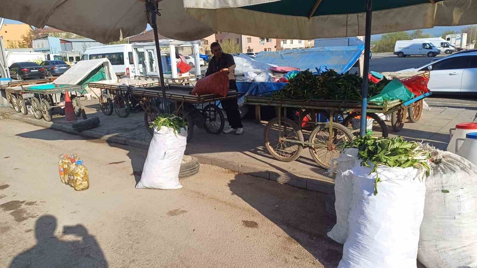 Malazgirtli vatandaşlar şifalı bitkileri satarak geçimlerini sağlıyor
