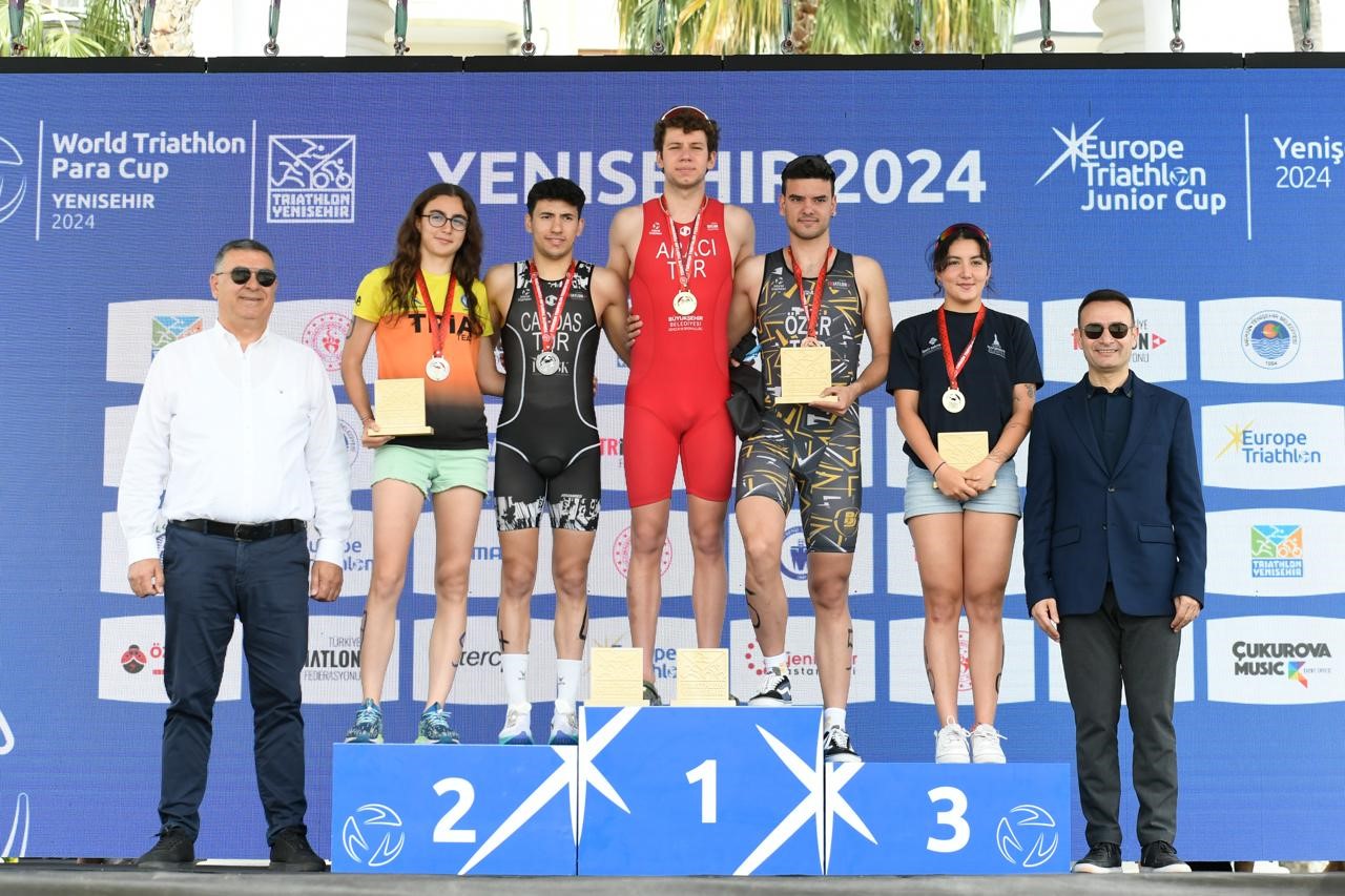 Türkiye Triatlon Elitler Türkiye Şampiyonası Sprint Mesafe Yarışı yapıldı
