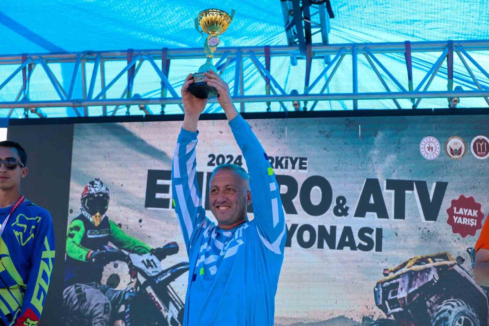 195 sporcunun katıldığı Türkiye Enduro ve ATV Şampiyonası 1. Ayağı Bilecik’te yapıldı