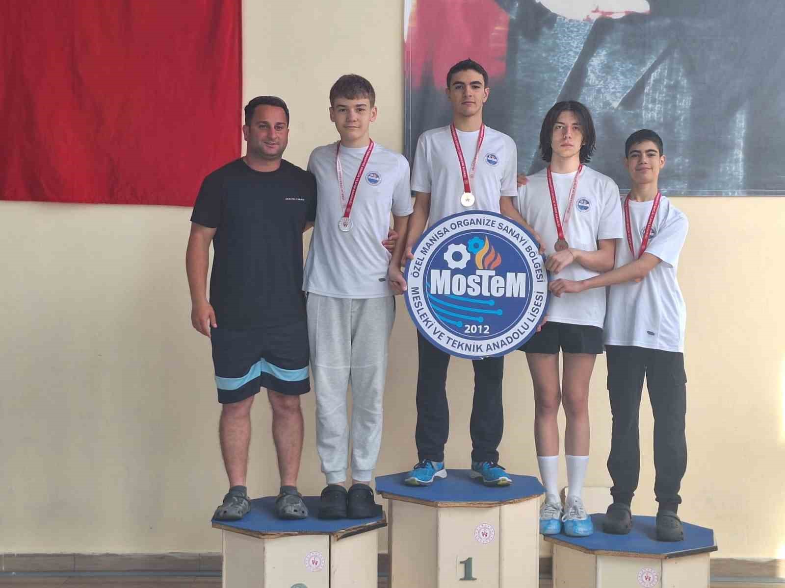 Manisa’da Okul Sporları Su Altı Sporları Paletli Yüzme Yarışmaları tamamlandı

