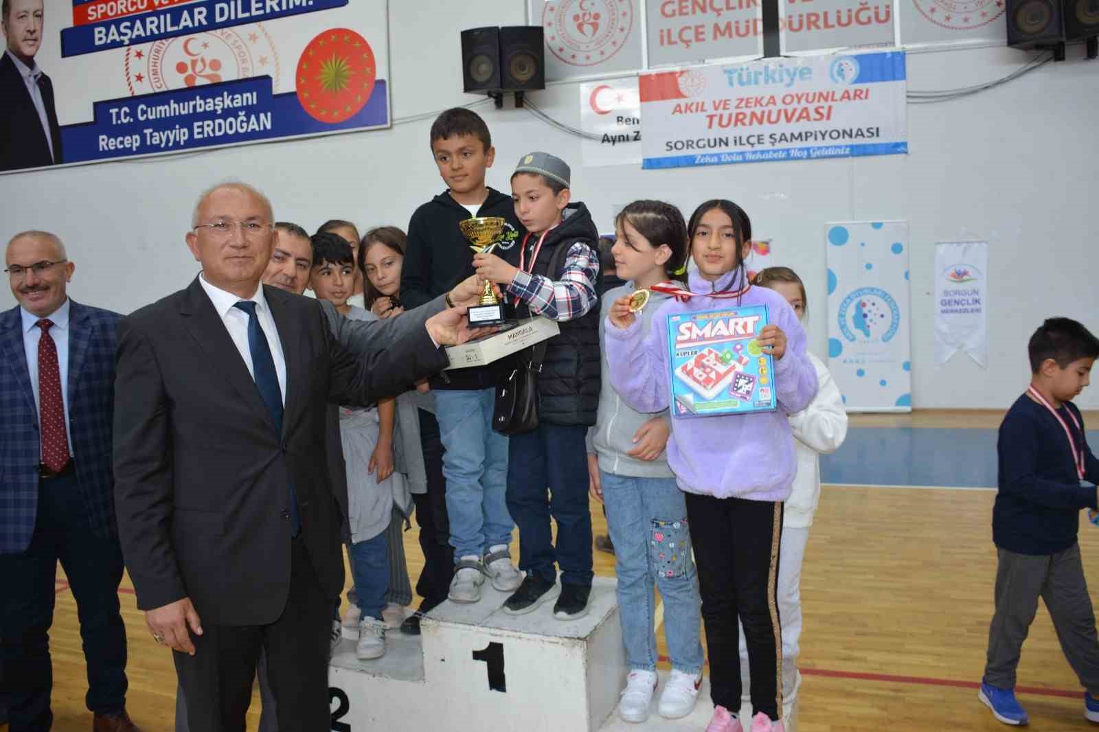 Sorgun’da Türkiye Akıl ve Zeka Oyunları Turnuvası’nın 6.sı düzenlendi
