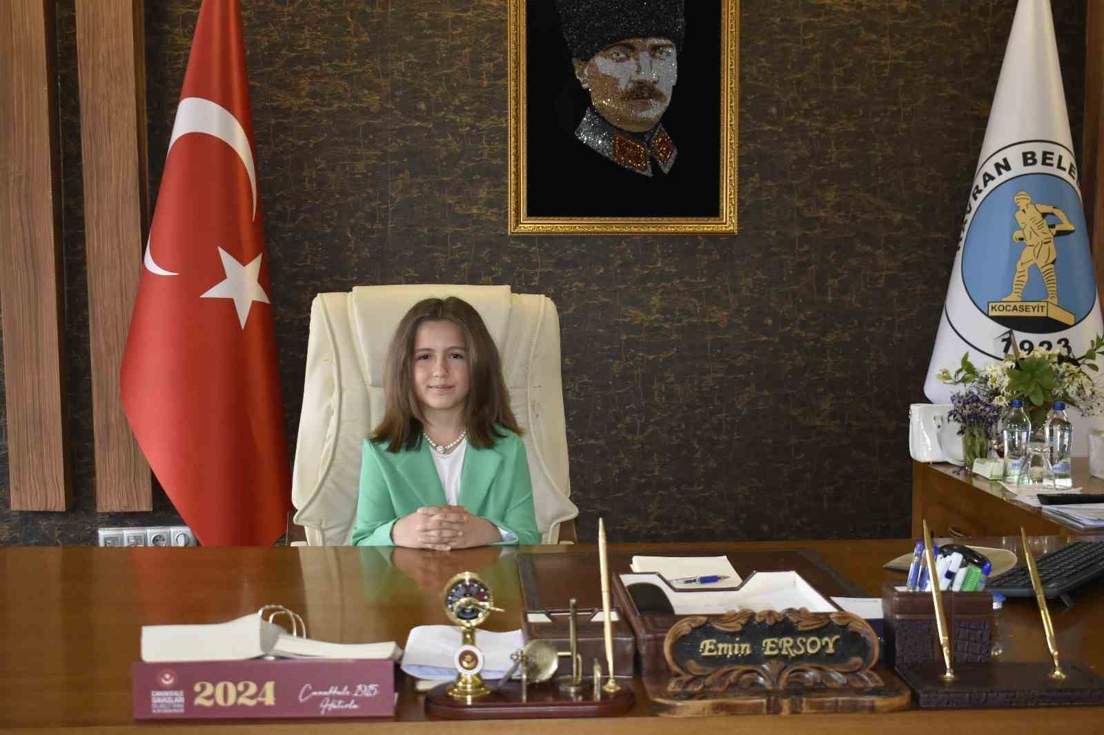Havran’da makam koltukları çocuklara devredildi