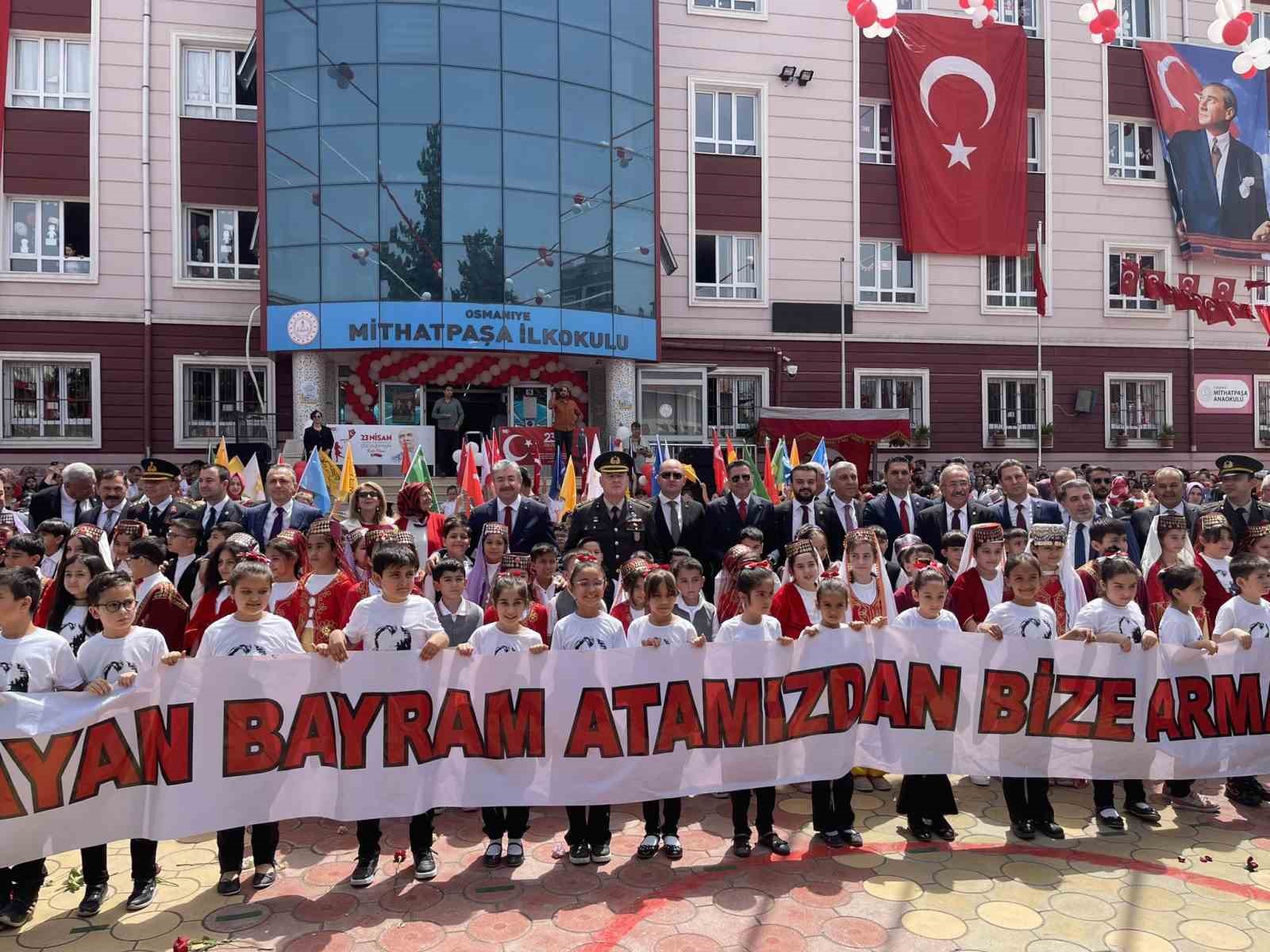 Osmaniye’de 23 Nisan Ulusal Egemenlik ve Çocuk Bayramı coşkuyla kutlandı
