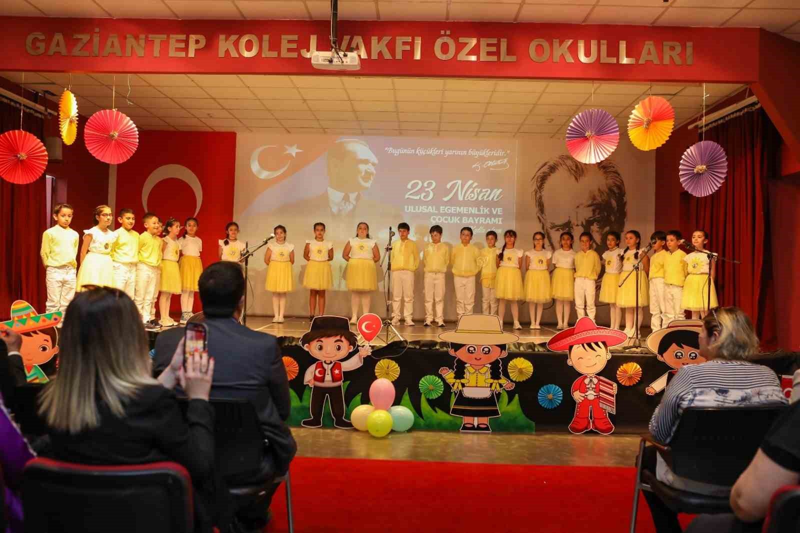 Gaziantep Kolej Vakfı’nda 23 Nisan coşkusu

