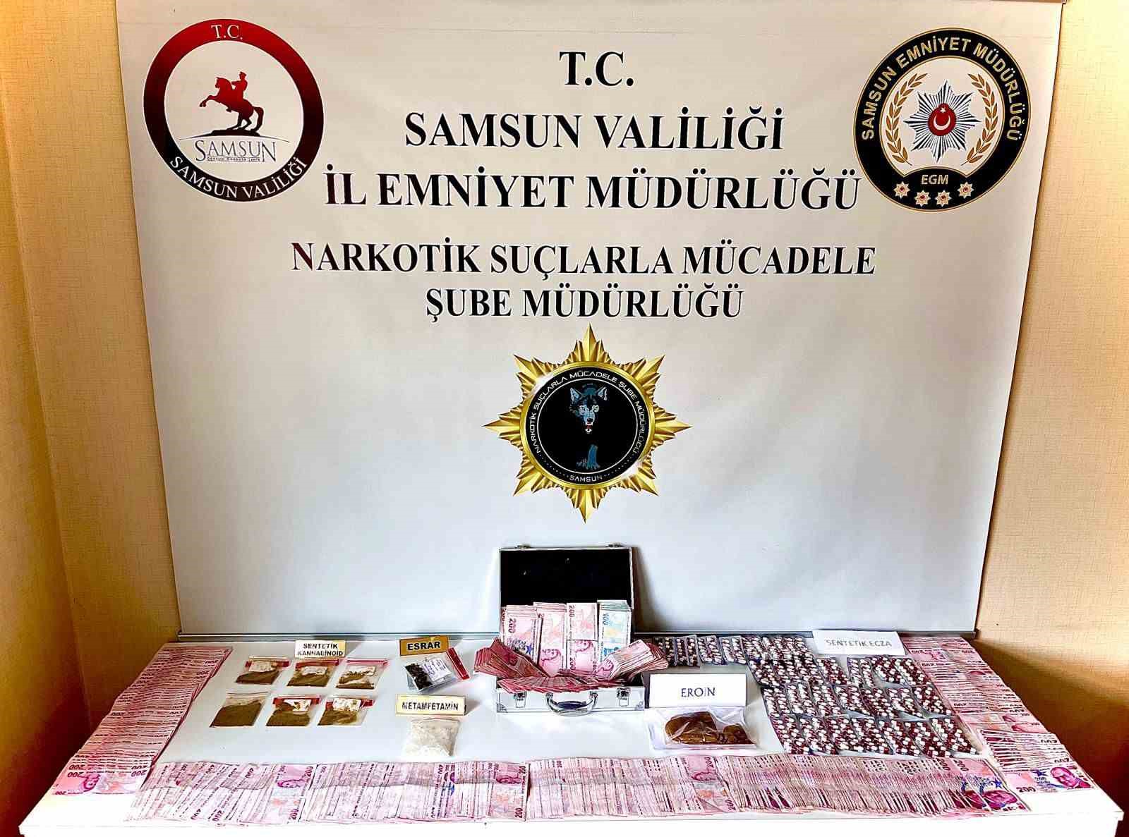 Samsun’da özel harekat destekli uyuşturucu operasyonu: 10 gözaltı
