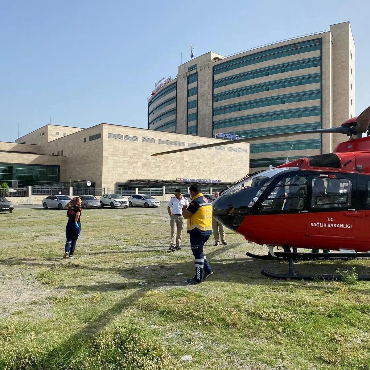 Kalp hastalığı olan bebek, ambulans helikopterle Ankara’ya sevk edildi
