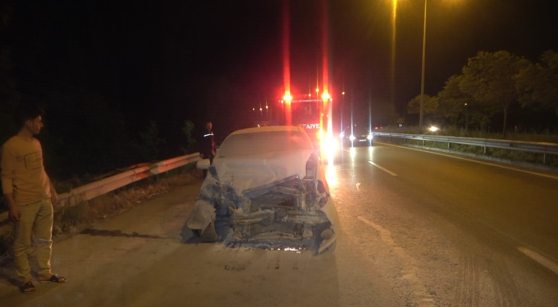 Bafra’da iki otomobil çarpıştı: 2 yaralı
