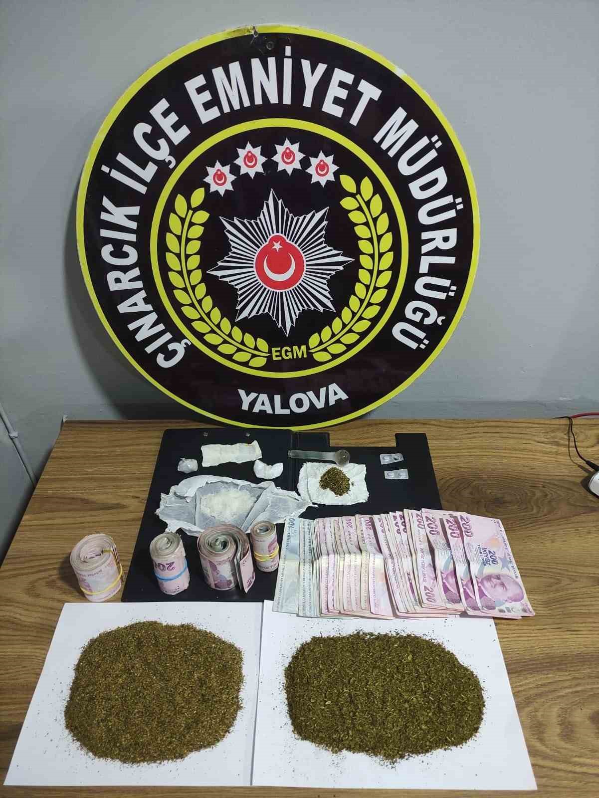 Yalova’da uyuşturucu operasyonlarında 3 tutuklama
