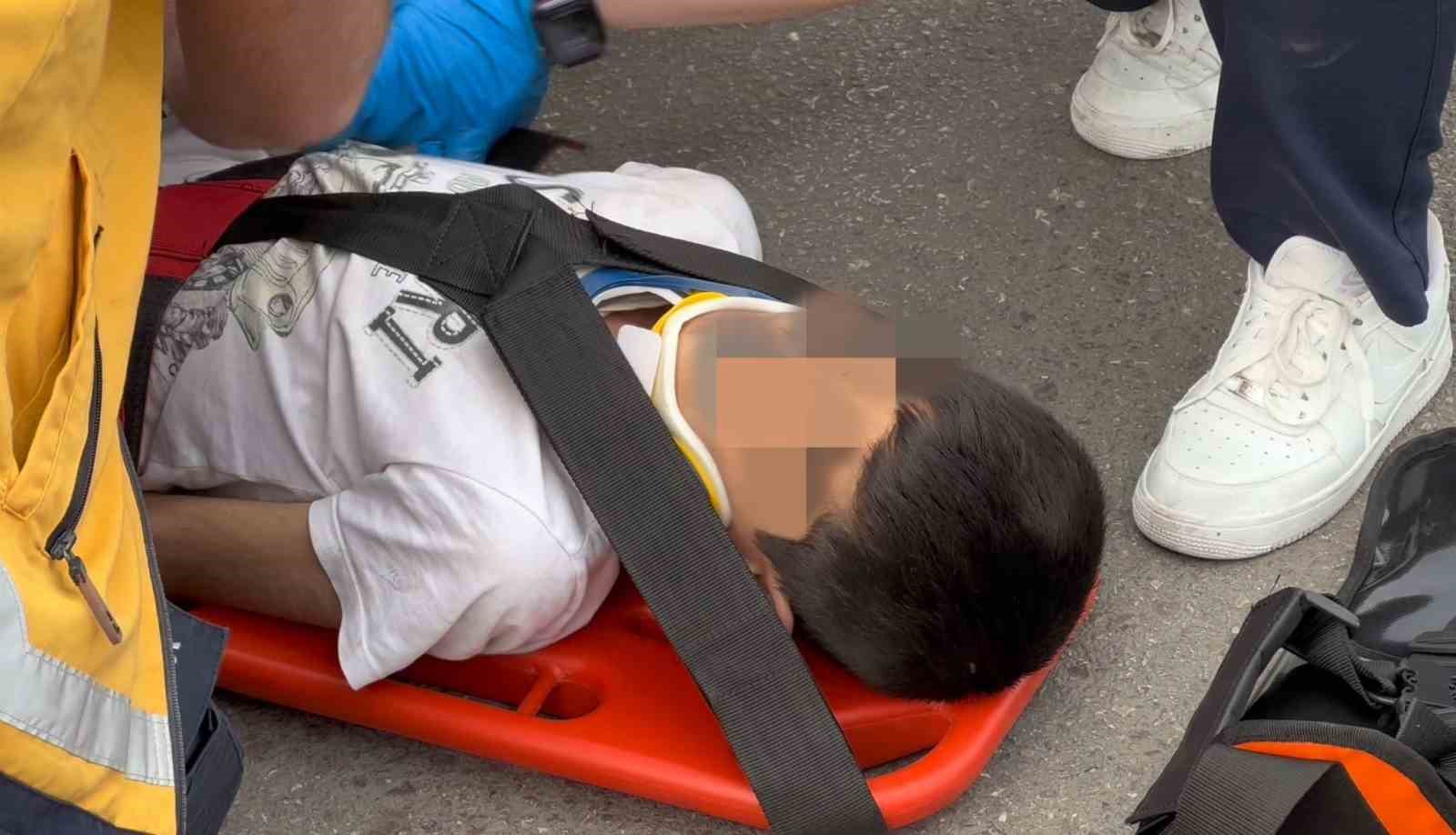 Motokuryenin çarptığı 9 yaşındaki çocuk yaralandı
