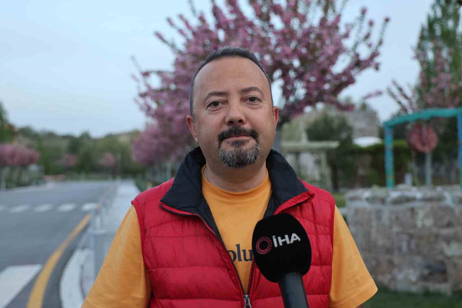 Kapadokya’daki Sakuralar görsel şölen oluşturdu
