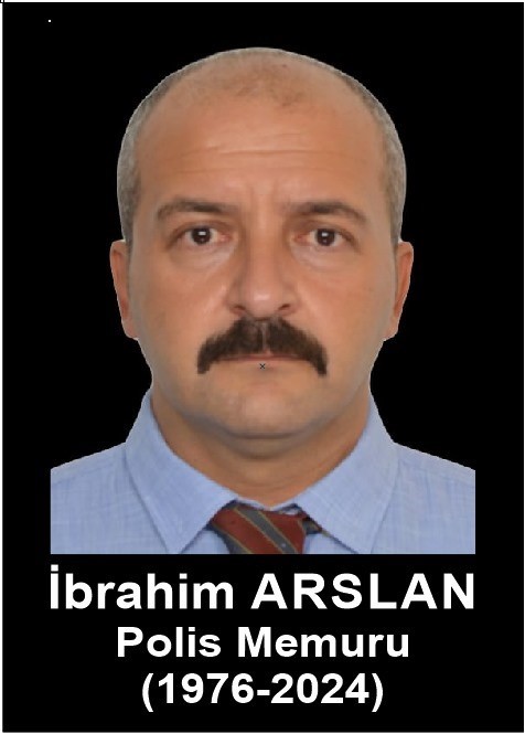 Polis memuru Arslan, törenle son yolculuğuna uğurlandı
