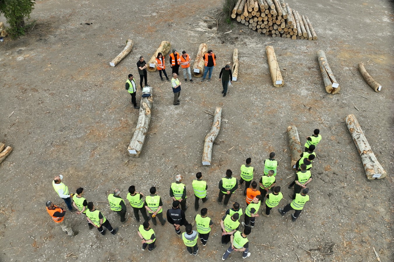 Ormanda iş güvenliği tatbikatı yapıldı
