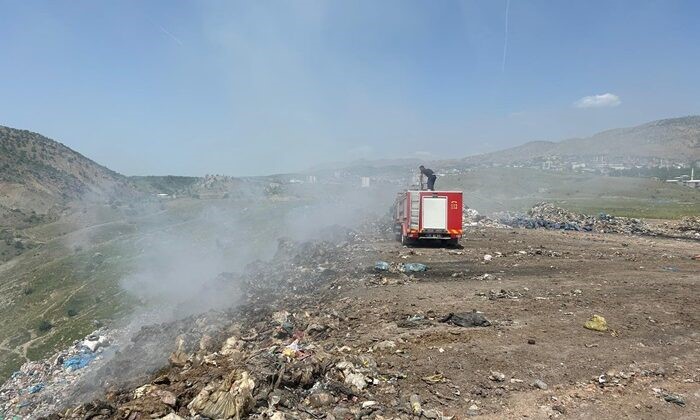 Çöp alanındaki dumanlar ilçeyi rahatsız ediyor
