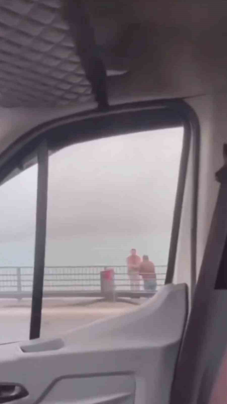 Fatih Sultan Mehmet K&ouml;pr&uuml;s&uuml;&rsquo;nde hareketli dakikalar
