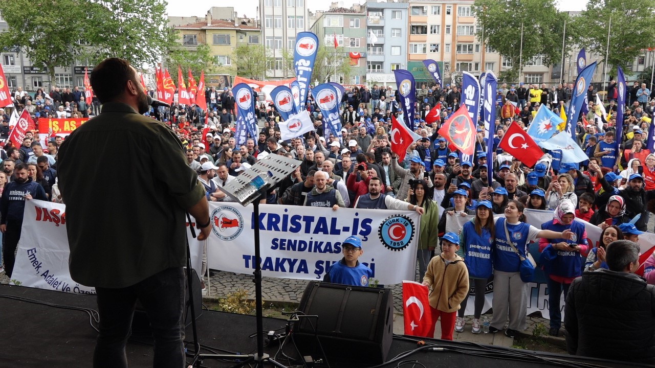 Kırklareli&rsquo;nde 1 Mayıs kutlamaları
