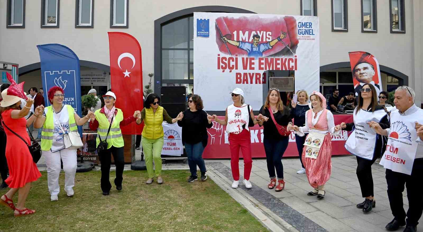 Kuşadası Belediyesi&rsquo;nde 1 Mayıs coşkuyla kutlandı

