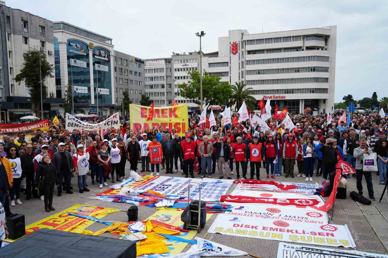 Samsun’da renkli 1 Mayıs kutlamaları