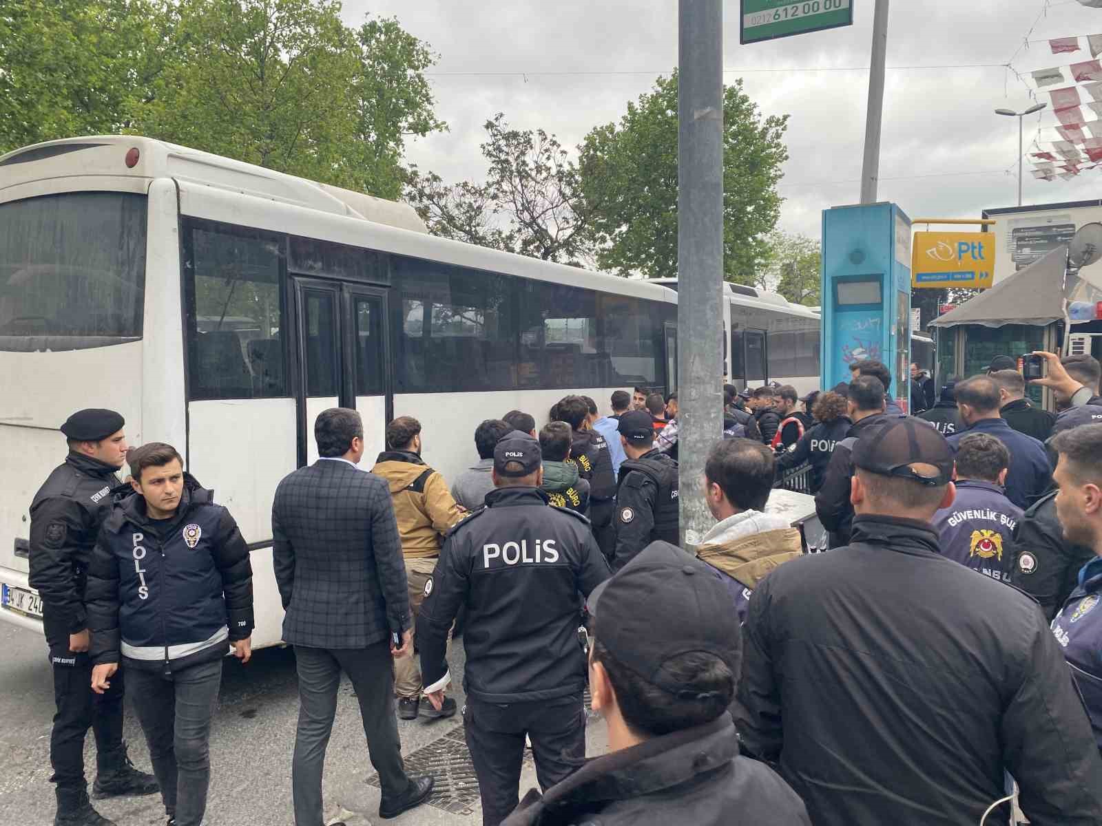 Beşiktaş’ta eylem yapmak isteyen 6 kişi gözaltına alındı 