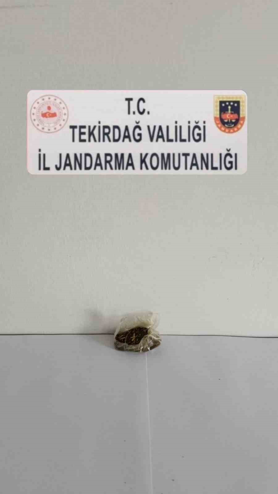 Tekirdağ&rsquo;da uyuşturucu operasyonu
