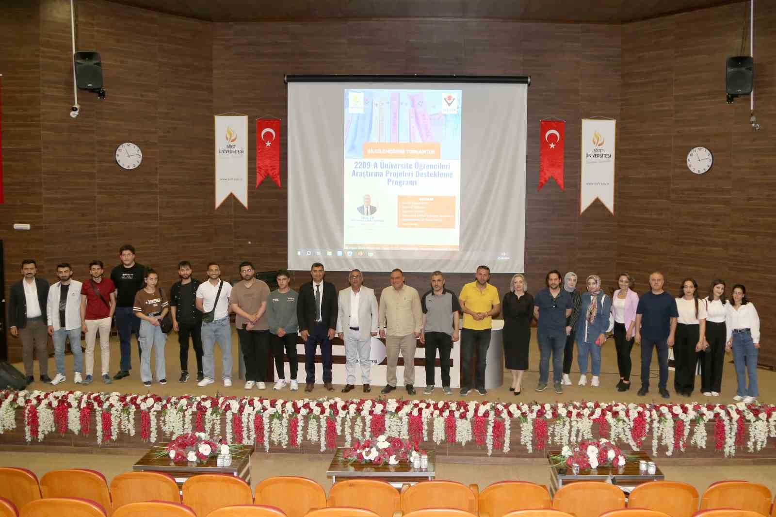 Siirt &Uuml;niversitesi&rsquo;nde T&Uuml;BİTAK bilgilendirme toplantıları d&uuml;zenlendi
