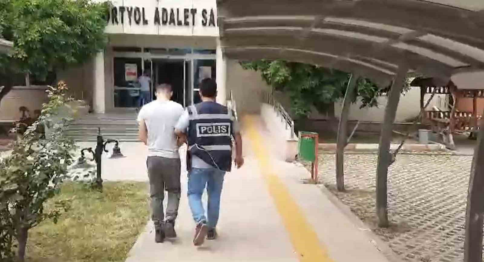 Dörtyol’da hırsızlık şüphelisi şahıs tutuklandı