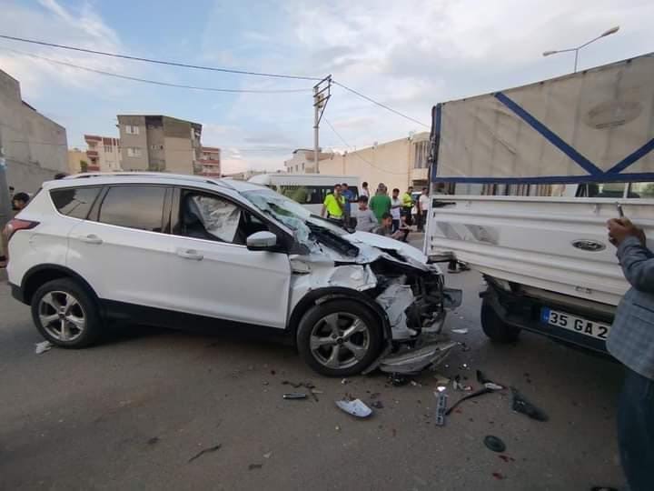 Mardin’de 6 araçlı zincirleme trafik kazası: 1 yaralı