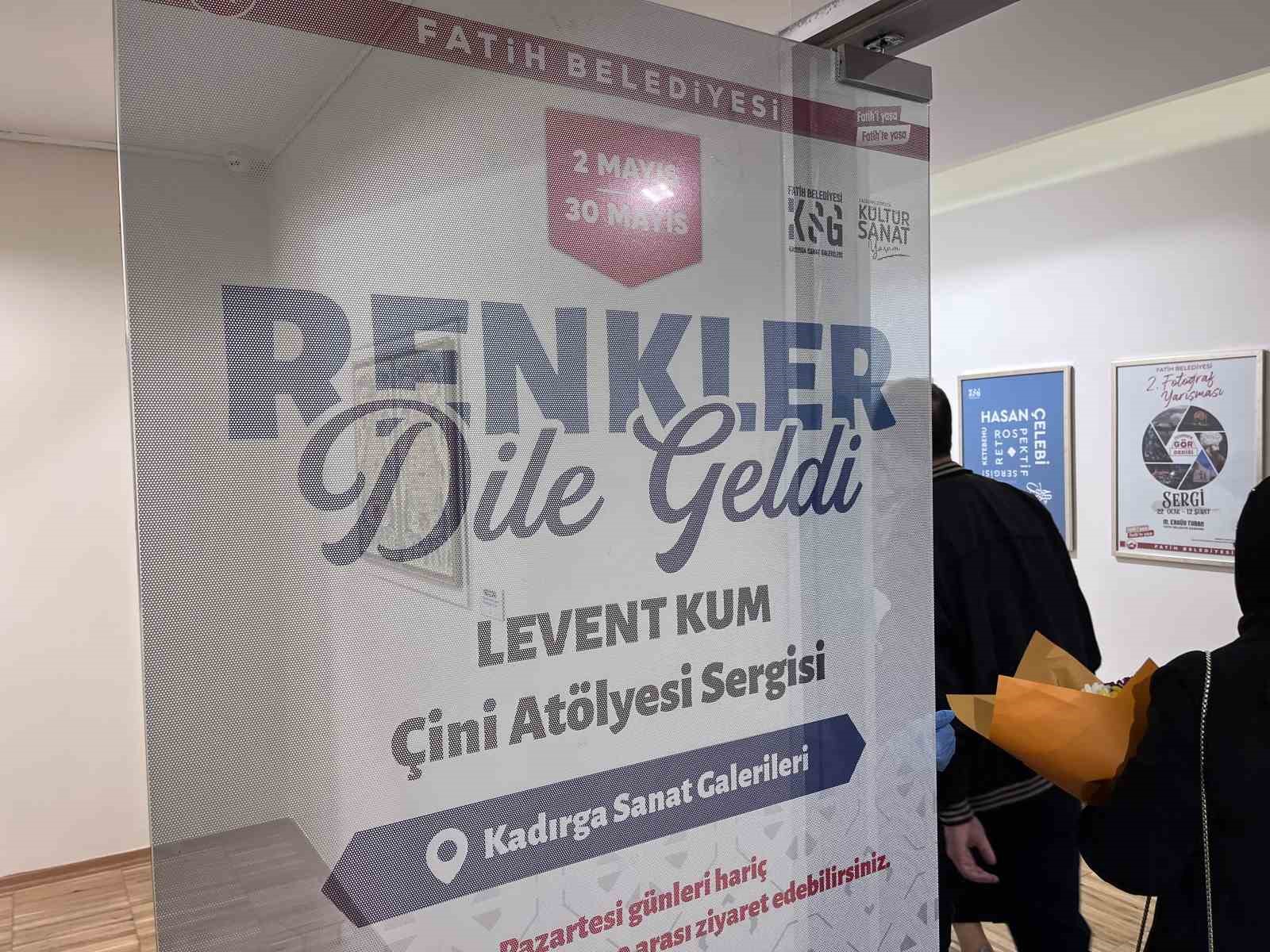 Fatih&rsquo;te &ldquo;Renkler Dile Geldi&rdquo; &Ccedil;ini At&ouml;lyesi sergisi a&ccedil;ıldı
