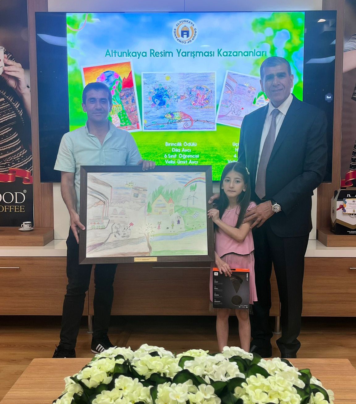 Altunkaya resim yarışmasında &ouml;d&uuml;ller sahiplerini buldu
