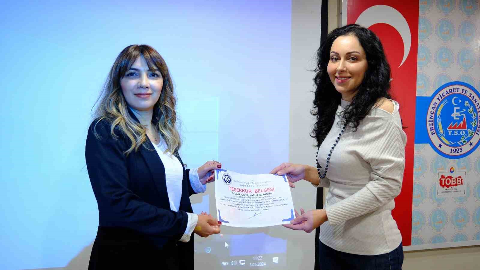 Kadın girişimcilere &ccedil;alışanlarla iletişim konulu eğitim verildi
