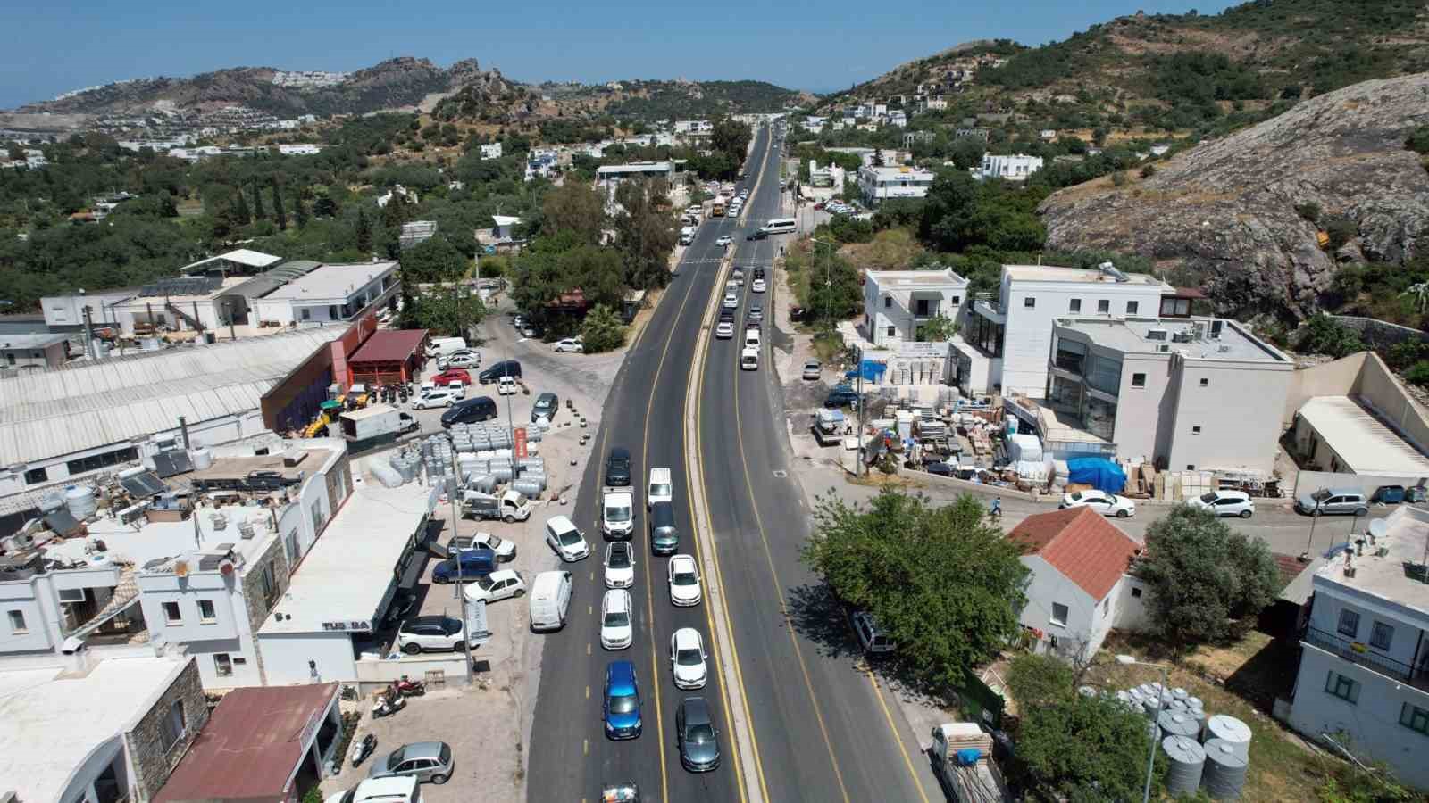 Bodrum’un yolları yenilendi
