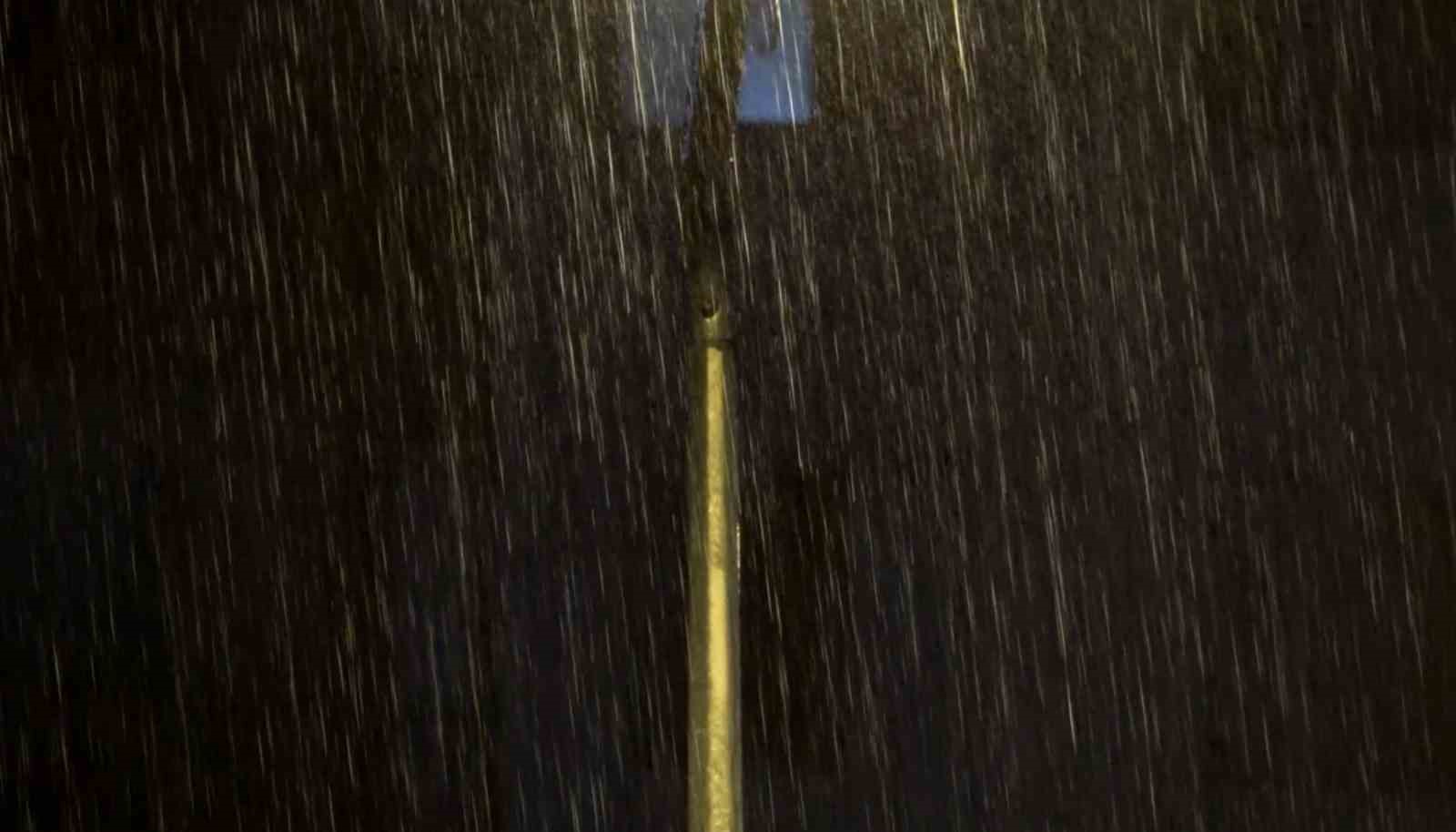 Aksaray’da şiddetli yağmur 