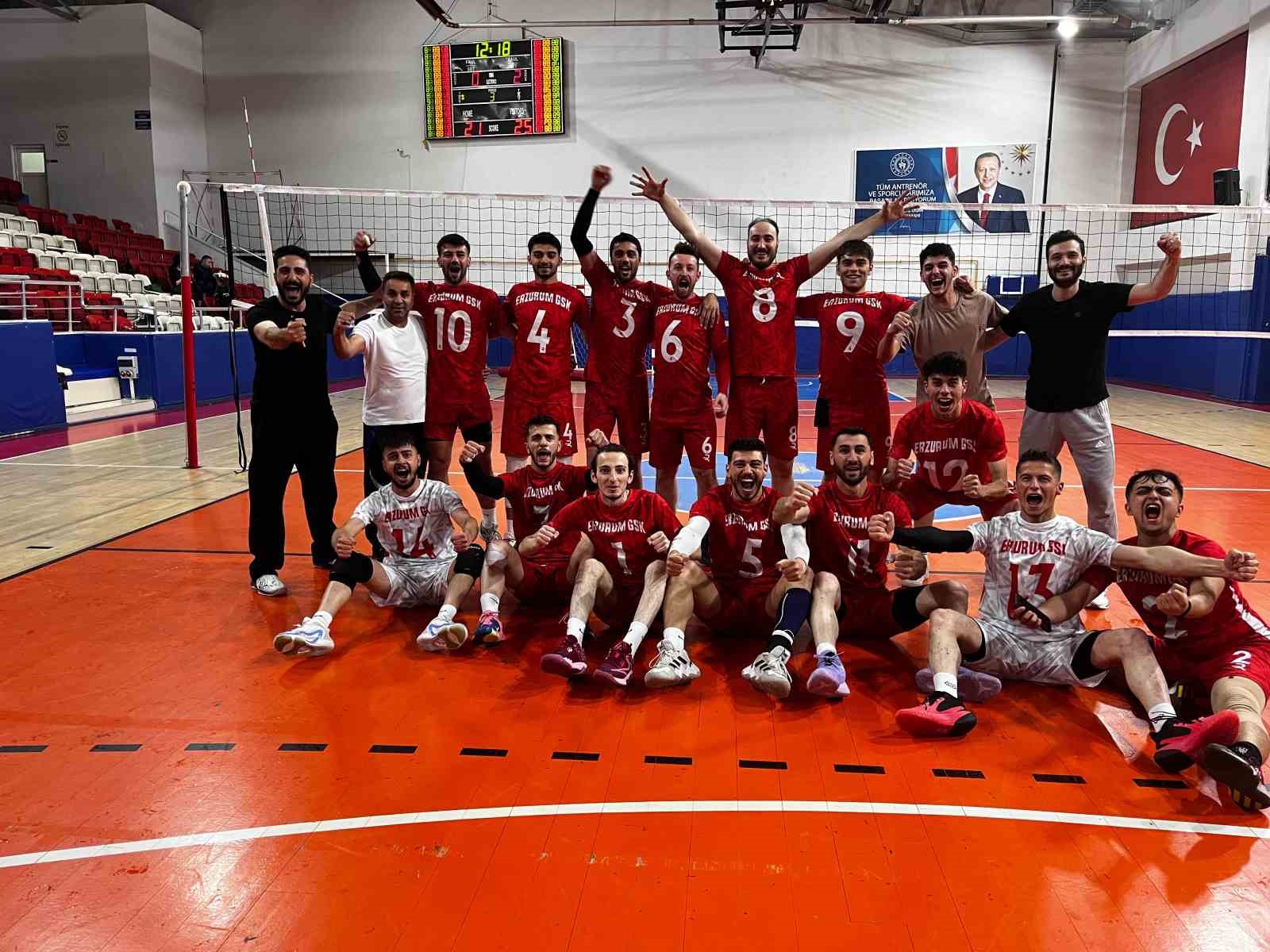 Aşkale voleybolda ikinci ligde
