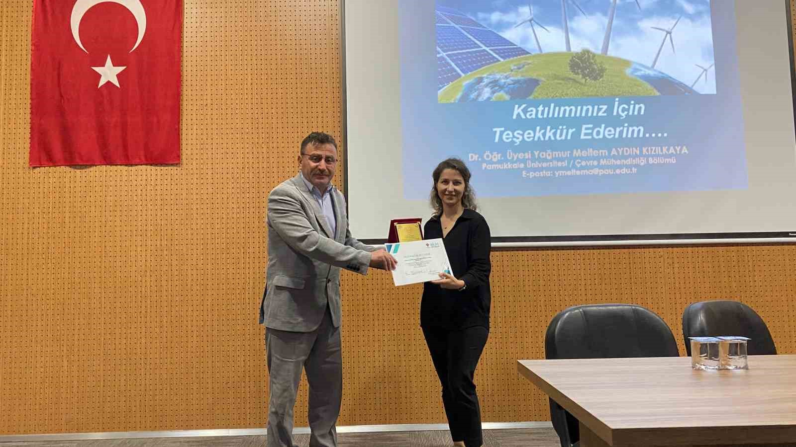 Hisarcık&rsquo;ta &ldquo;K&uuml;resel Isınma, Nedenleri ve Alınacak &Ouml;nlemler" konulu s&ouml;yleşi
