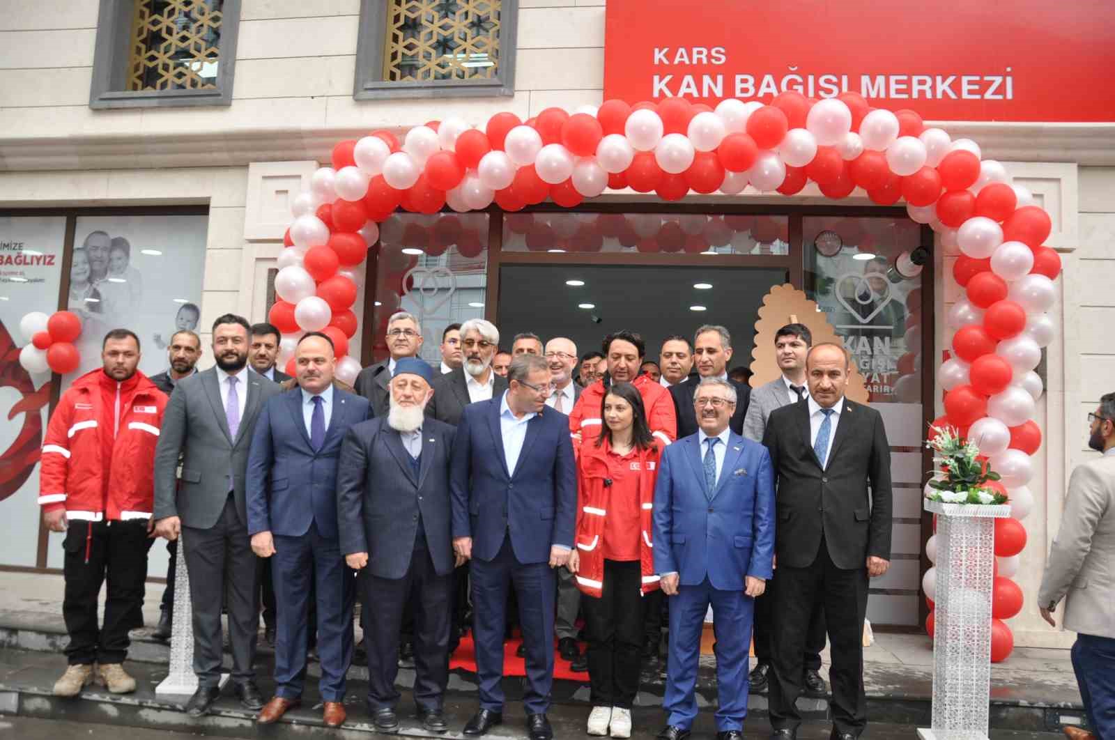 Kars’ta Kızılay Kan Bağış Merkezi açılışı yapıldı