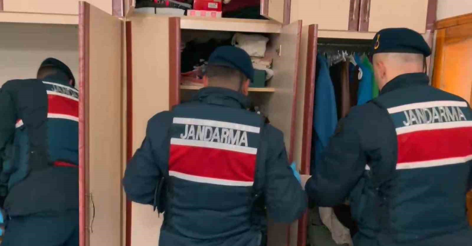 Savcılık d&uuml;ğmeye bastı, jandarma operasyon başlattı
