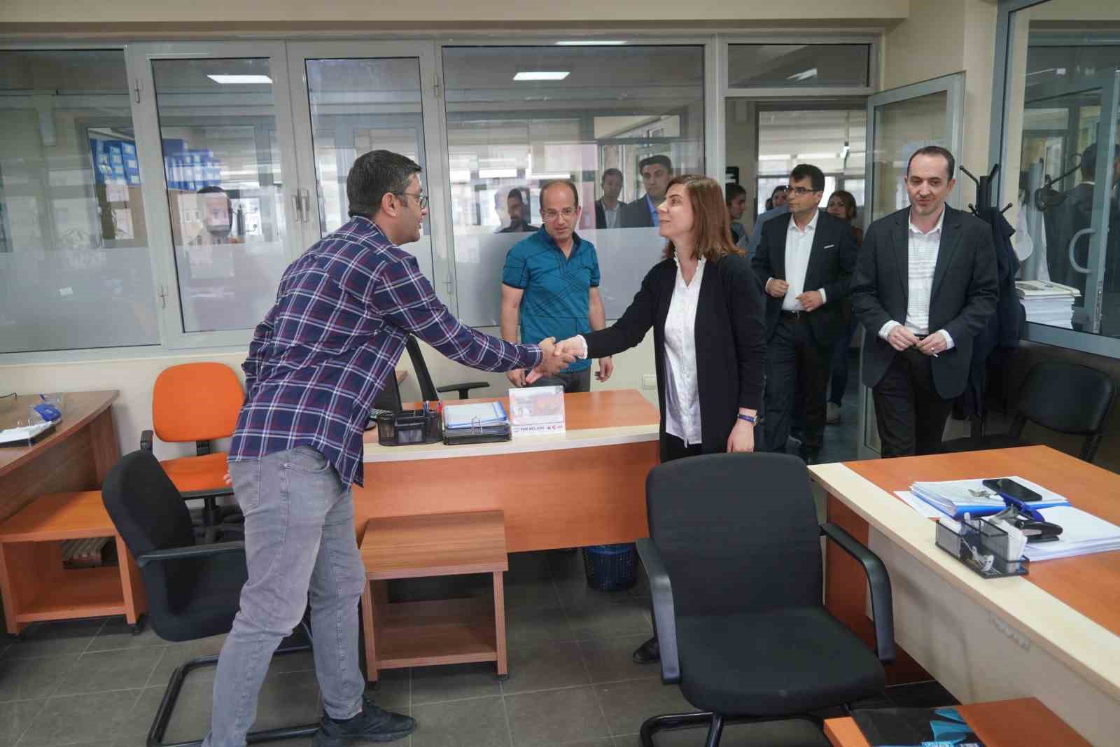 DBB Başkanları birimleri denetledi
