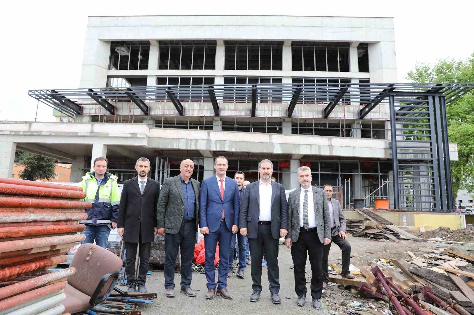 Akçaabat Kültür Merkezi inşaatında sona gelindi
