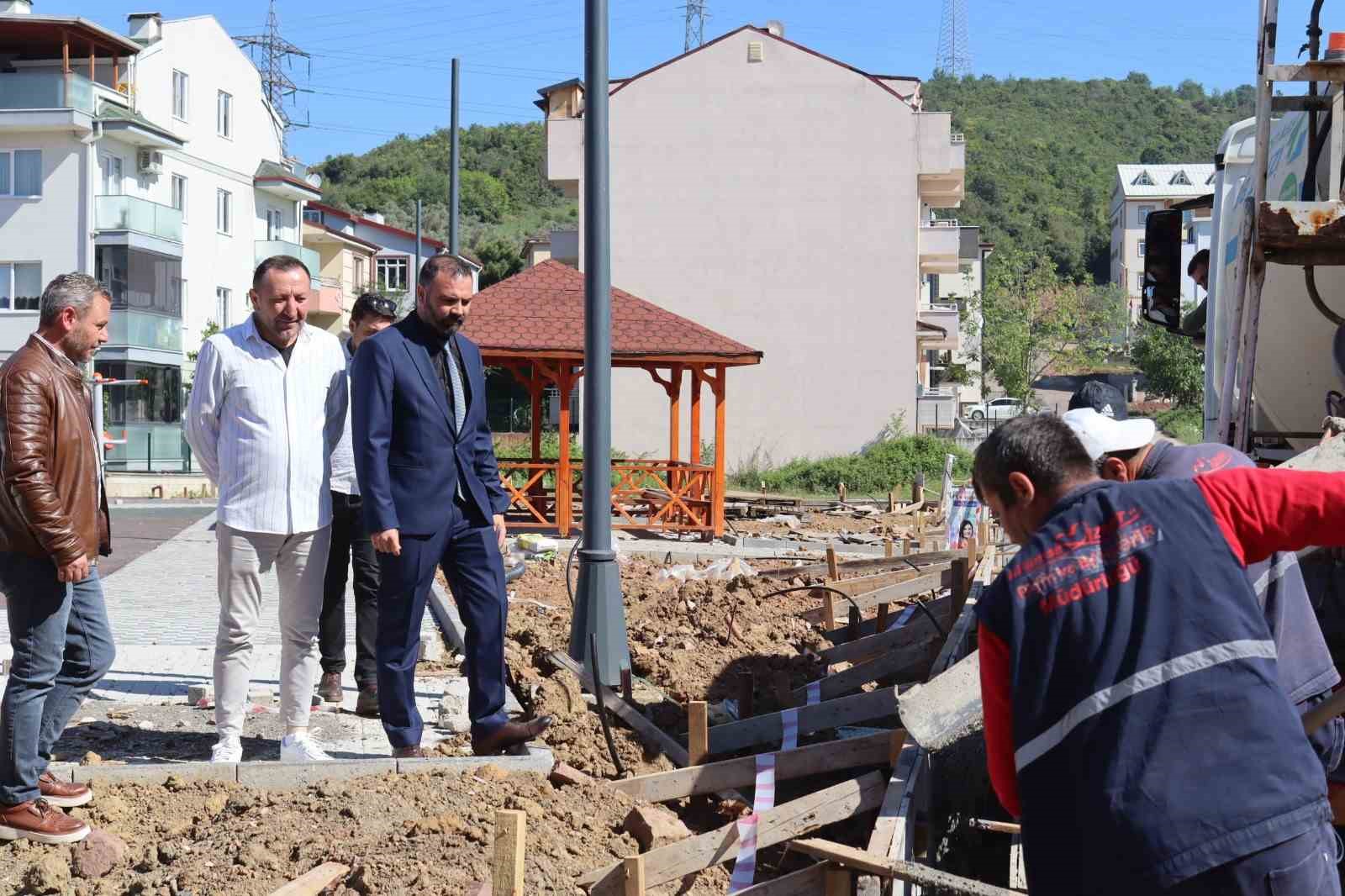 Alikahya’daki park ve oyun alanında sona doğru
