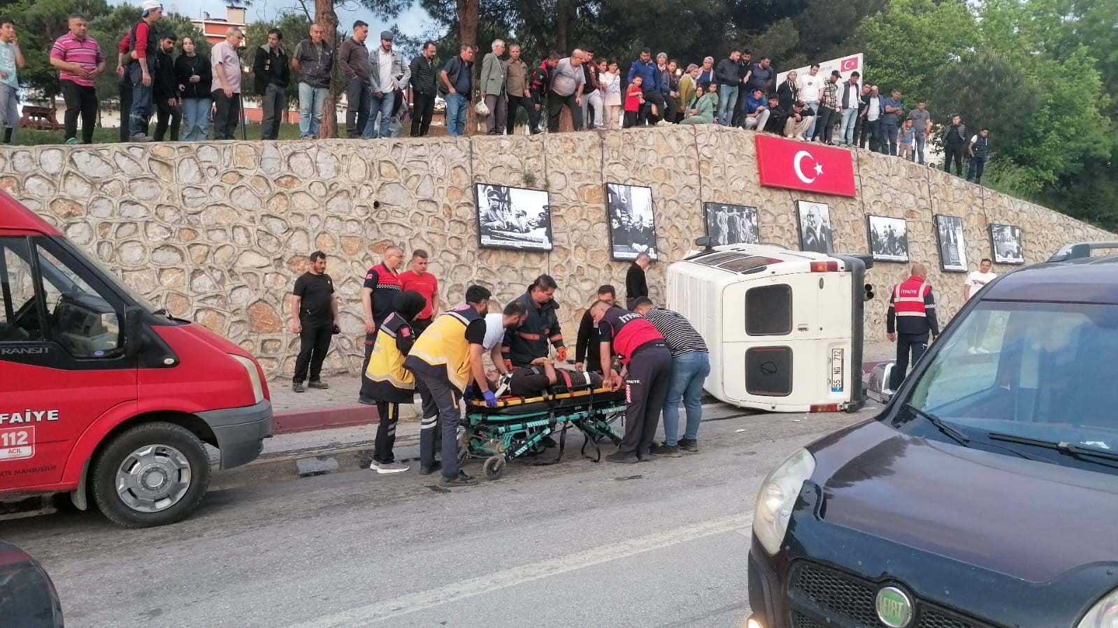 &Ccedil;an&rsquo;da trafik kazası: 1 yaralı
