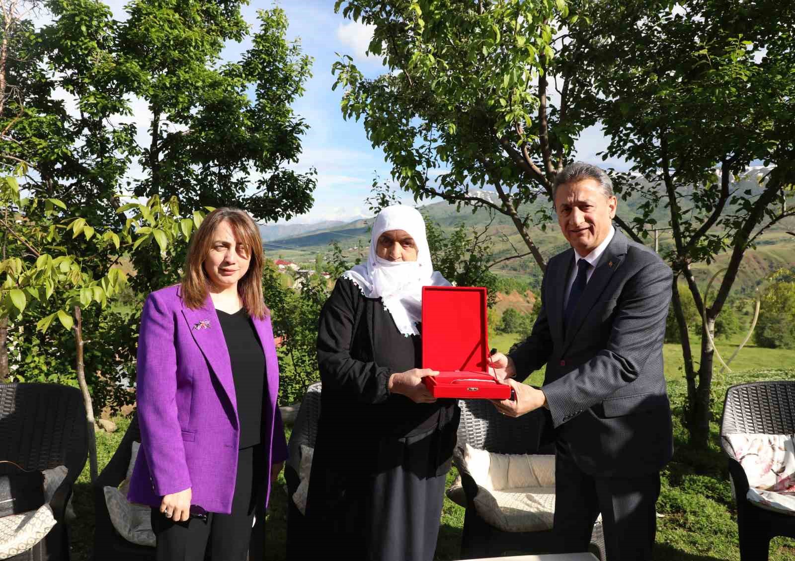 Bitlis Valisi Karaömeroğlu, şehit ailelerini ziyaret etti
