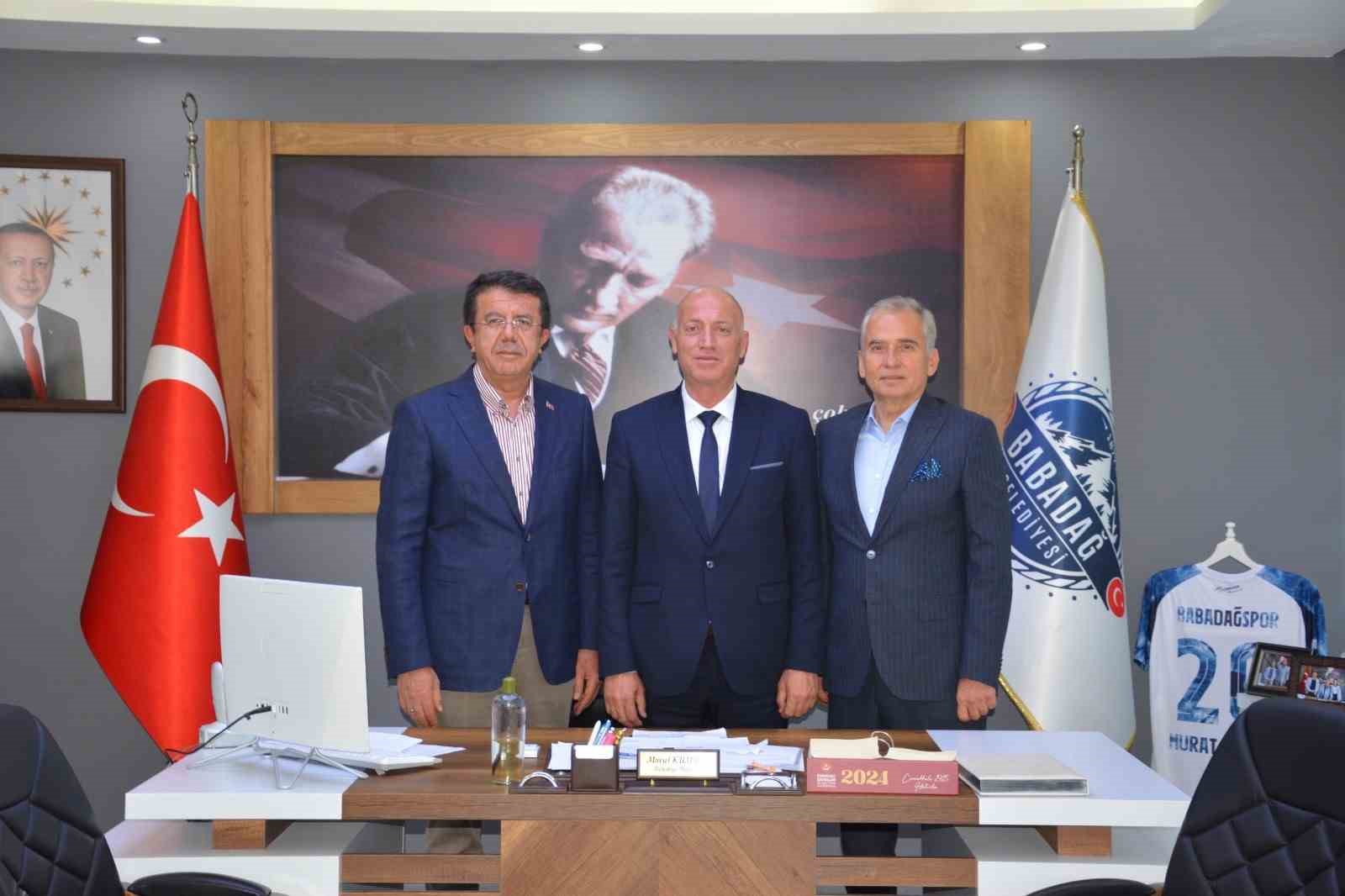 Başkan Kumral, Zeybekci ve Zolan&rsquo;ı ağırladı
