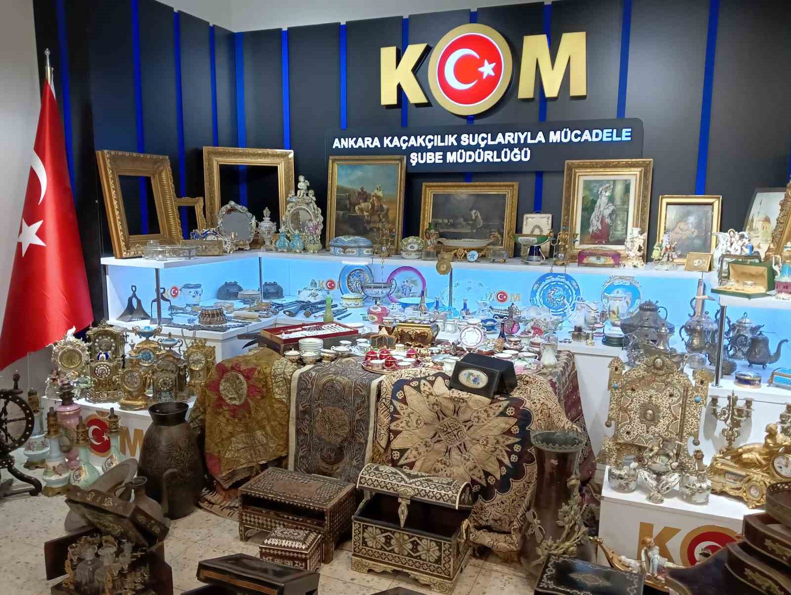 Ankara’da 50 milyon lira değerinde tarihi eser ele geçirildi
