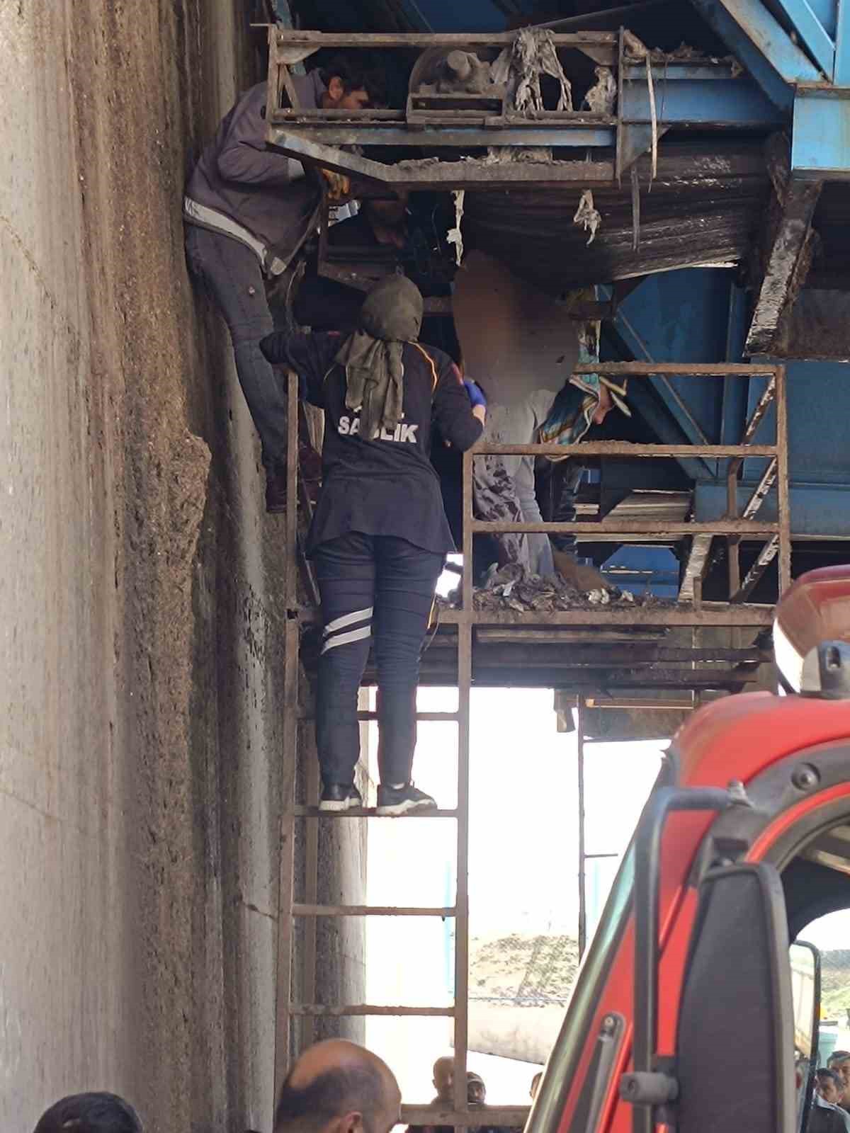 Gümüşhane’de palete kolunu kaptıran işçinin kolu koptu