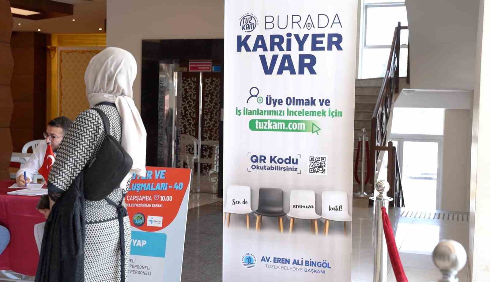 ’Tuzla Kariyer ve İstihdam Buluşmaları’nın 40’ıncısı yoğun katılımla gerçekleşti