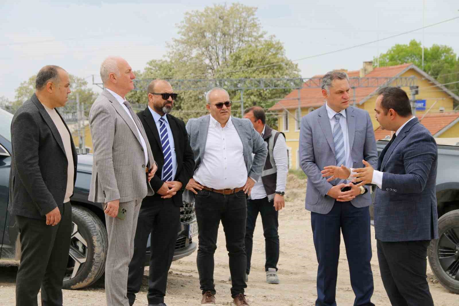 Kütahya OSB yönetim kurulu, yürütülen projeleri yerinde inceledi
